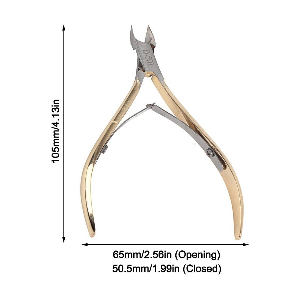 Gold Dead Skin Scissor Heavy Duty Toenail Trimmer Nail Cutter Cuticle Nipper  Toenails Care