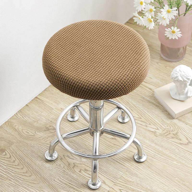 1 шт эластичный съемный мягкий антигрязный моющийся домашний декор круглый чехол для стула чехлы для сидений