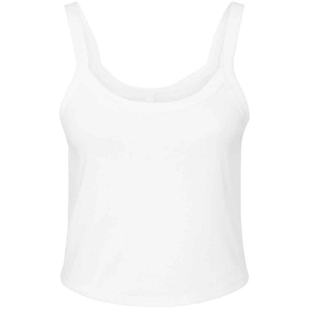 Bella + Canvas Womens/Ladies Micro-Rib Spaghetti Strap Tank Top