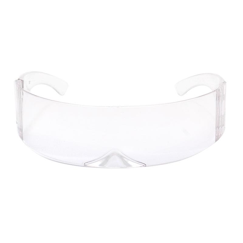 Футуристические узкие солнцезащитные очки Cyclops Visor Laser Eyeglasses UV400 Personality Mirrored Lens Costume Eyewear Glasses Men Glasses