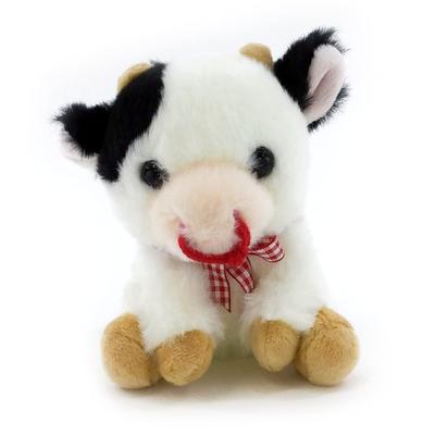 Милая плюшевая игрушка корова-продавец, сидящая, SS F0272