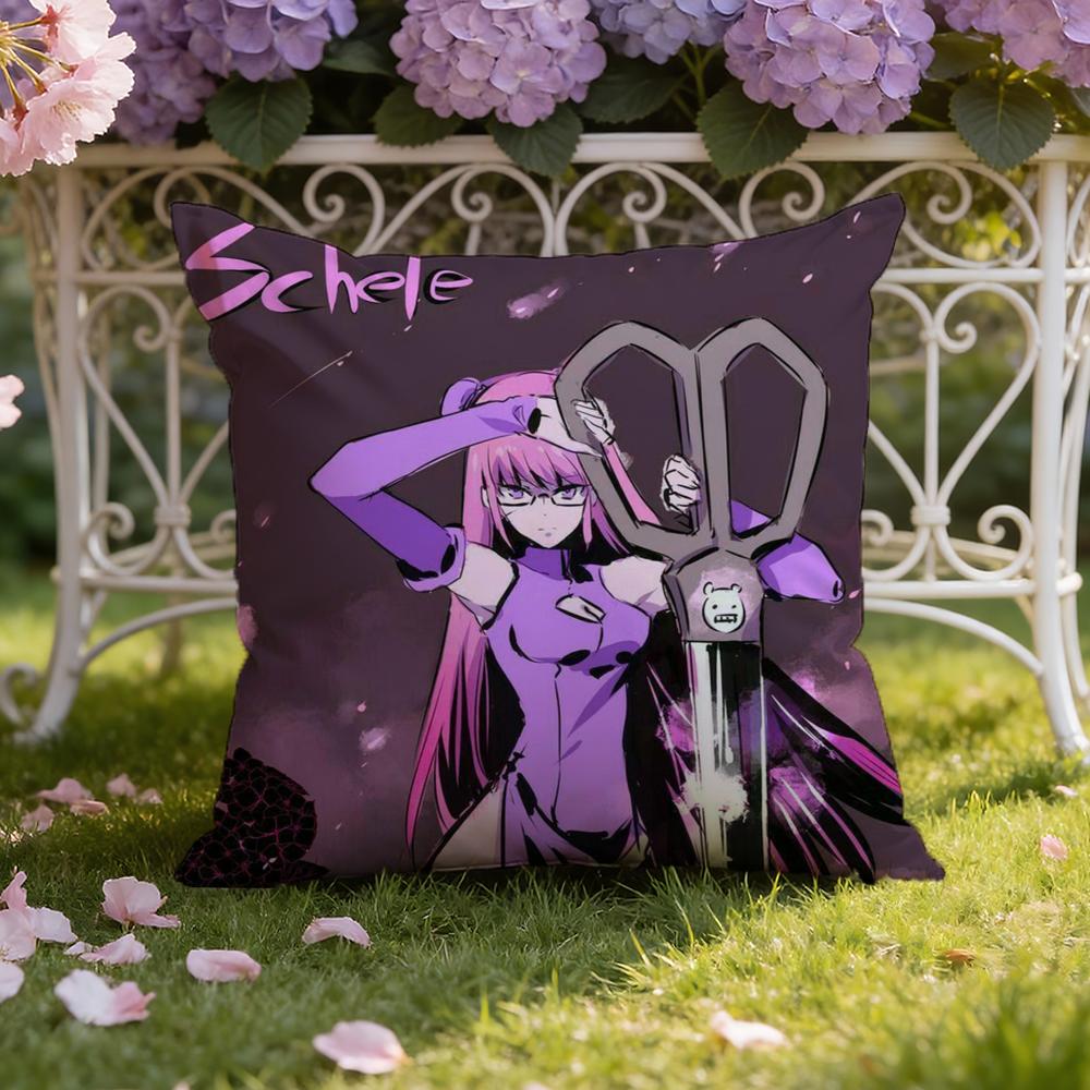 A-Akame Ga K-Kill Наволочка-подушка с покрытием Cushion Cover для дома и автомобиля, двойного назначения: Двусторонняя конструкция для максимального комфорта