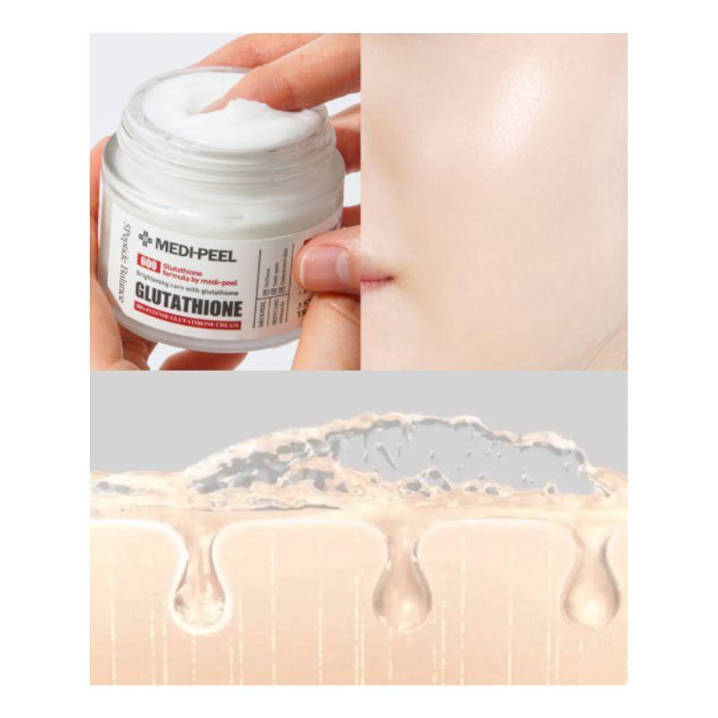 MEDIPEEL Bio Intense Глутатионовый Белый Крем Осветляющий Тон и Увлажняющий Уход 50 г