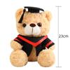 23cm Teddy Bear Doll Small Plush Dr. Bear Cute Plush Toy  Students