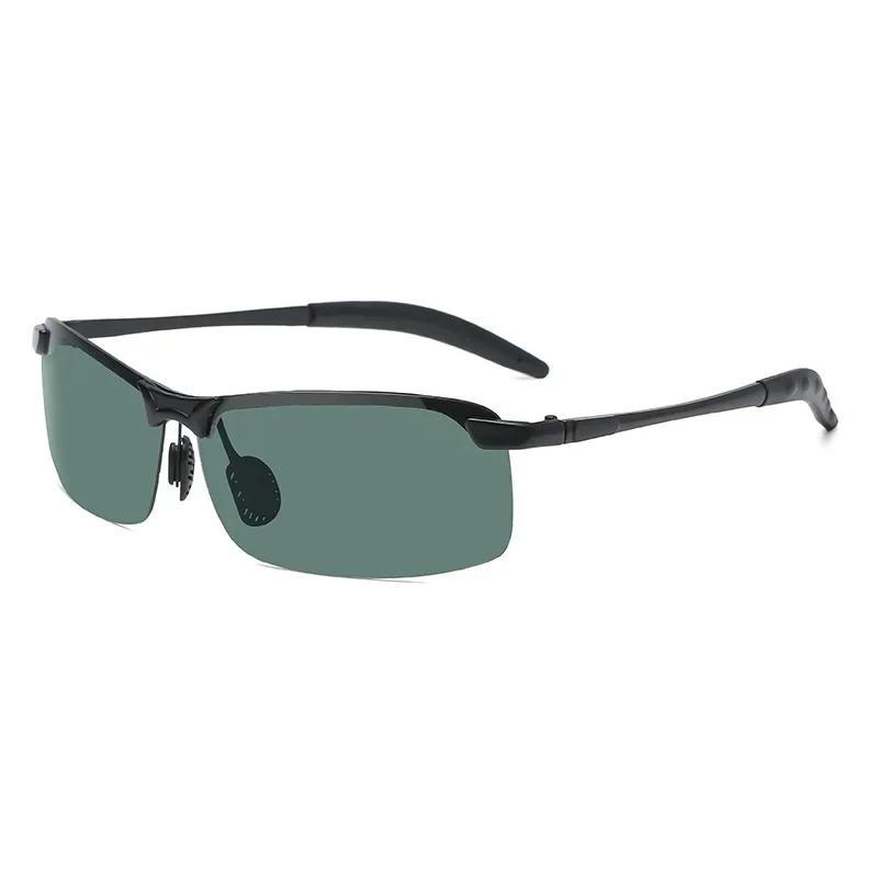 PC Frame Polarised Anti-glare Sunglasses Day And Night Dual-use Driver Night Vision Goggles Men's Outdoor Sports Equipment