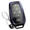 [MKMC] Smart Key Case Cover TPU Material Compatible with Toyota New Alphard New Vellfire 30 40 Series Custom Accessory Parts (Black Purple)
