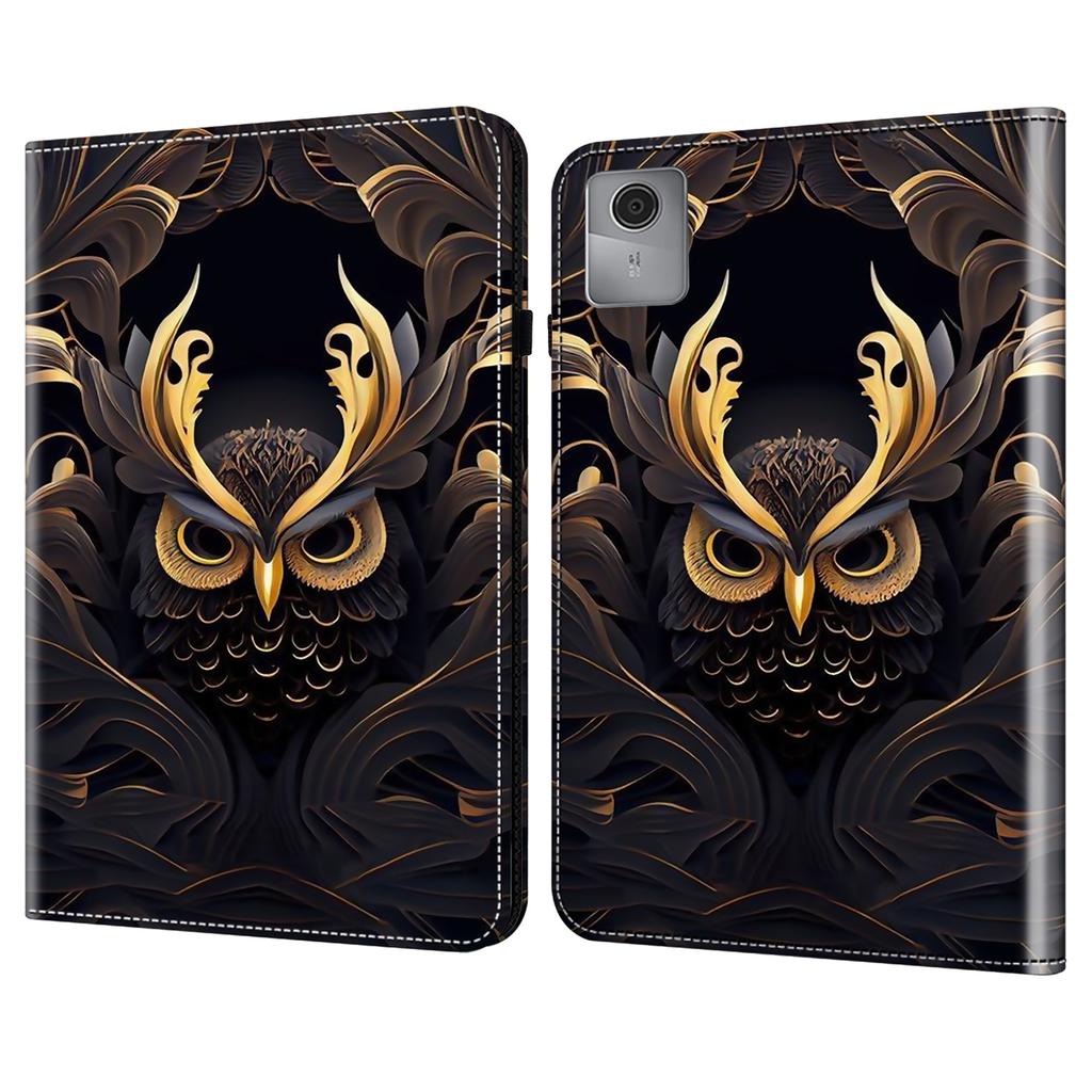 Для Lenovo Tab M11/Xiaoxin Pad 11 2024 Чехол Кожаная Обложка для Планшета с Держателем для Карт