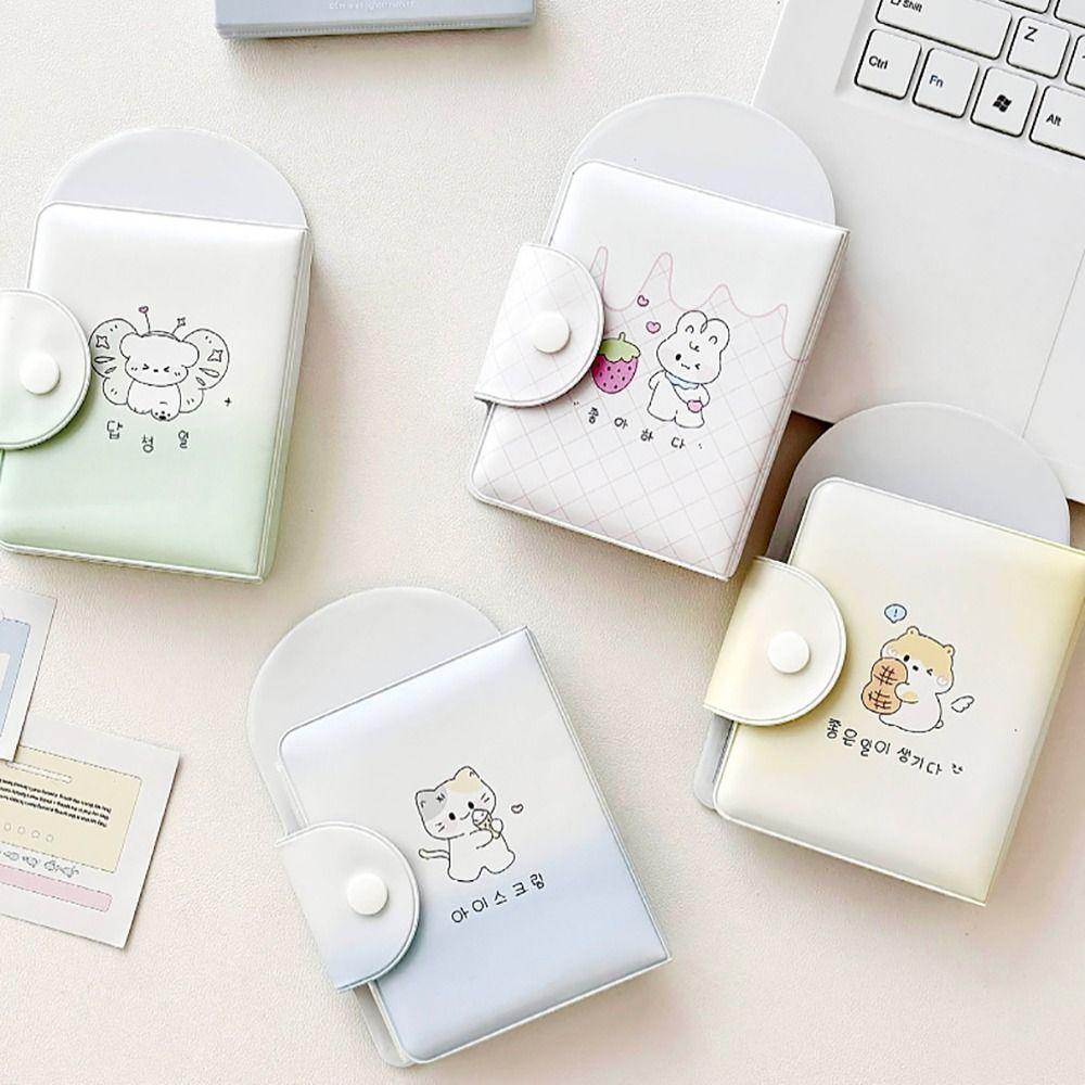 Мультяшный 3-дюймовый Мини Фотоальбом ПВХ Держатель для Фотокарточек Новый Альбом для Хранения и Коллекционирования