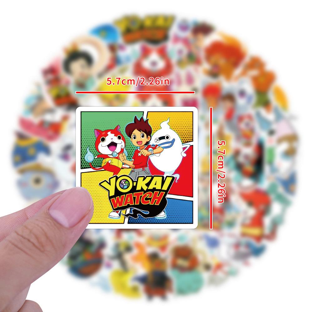 60 Новых стикеров-дудлов Yokai Watch Декоративные наклейки для блокнота, чемодана, мультяшные стикеры