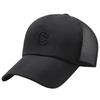 Embroidered Logo Hat Mesh Cap Outdoor Casual Stylish Men Women CZA191 [White Fang] (Black)