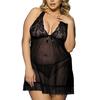2шт женщин пчела Babydoll пеньюар сексуальное женское белье кружево плюс размер ночное белье