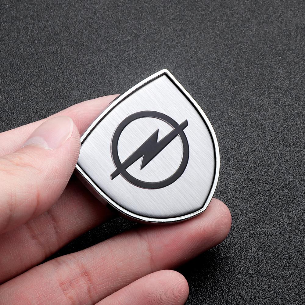 VSZA7 Car Styling Shield Badge Sticker Body Door Trunk Emblem Decor Auto Accessories For Opel OPC Astra Vectra Corsa Zafira Insignia
