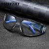 Non-polarized Fashion Work Safety Goggles Men Women Transparent Lens Windproof Dustproof Outdoor Cycling Protection Eyeglasses