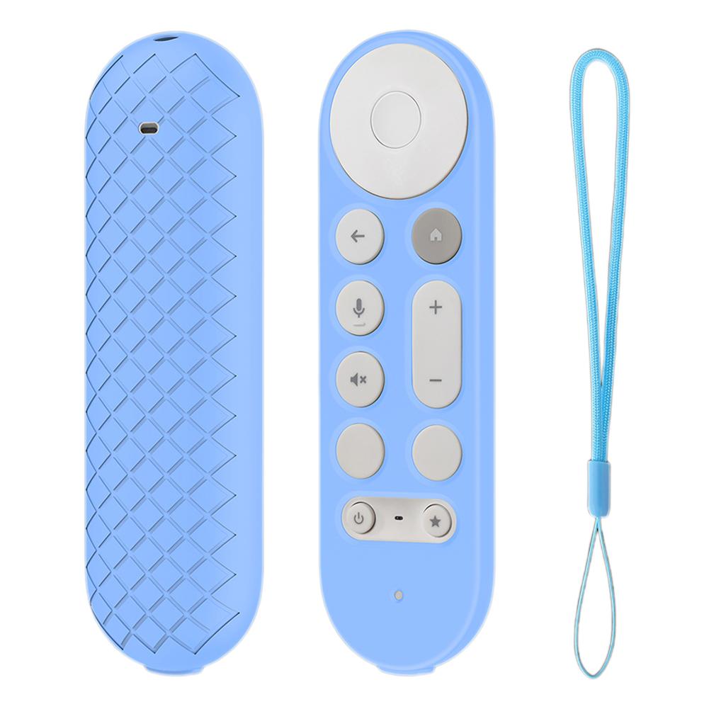 Silicone Remote Case Anti-Slip Protective Cover TV Remote Control Case Remote Protective Case for Google TV Streamer 4K Remote
