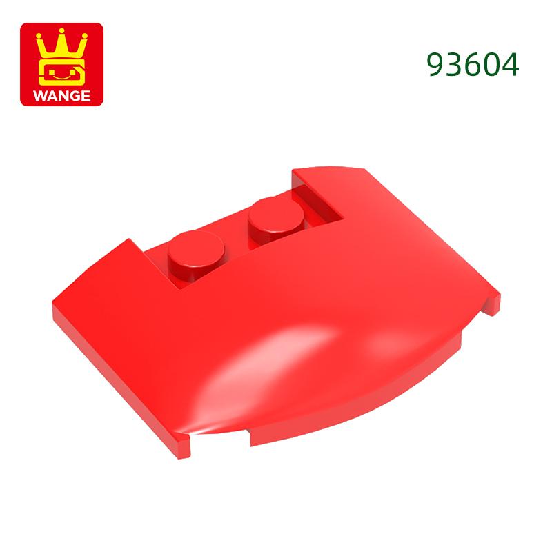 Нетоксичный 59 шт./лот 93604 Клин 3 x 4 x 2/3 Тройной изогнутый блок Аксессуары цвета Moc Совместимый с Кирпичом DIY Детская игрушка-конструктор