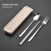 Скандинавский портативный набор столовых приборов из нержавеющей стали