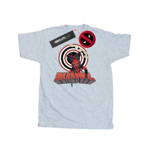 Marvel Mens Deadpool Upside Down T-Shirt