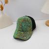 New European and American Feng Shui Diamond Baseball Cap Women's Hip Hop Shiny Hat Full Diamond Fashion Men's Sun Hat Stage Hat