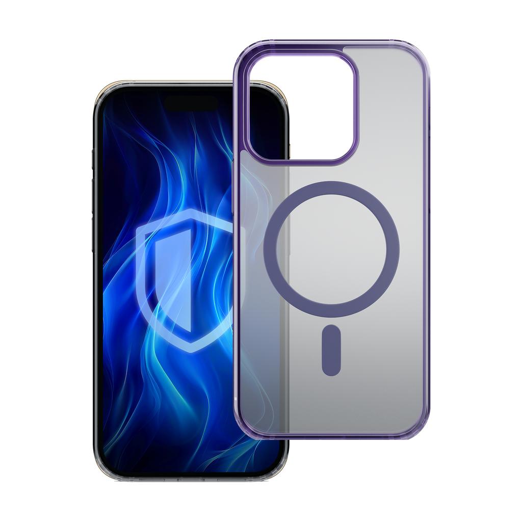 Apple iPhone 13 Pro Max - 3mk Frosty MagCase Purple