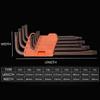 9 шт. Набор шестигранных ключей Allen Extra-long Arm AllenTorque Sae Metric Torx Широко