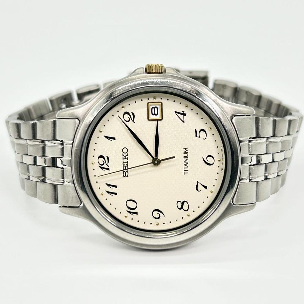 [USED] SEIKO TITANIUM 7N42-8A60 Quartz Watch