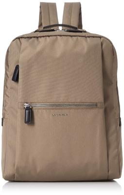 Labagagery Cordura x Переработанная кожа Квадратный рюкзак B01-03-01 Бежевый
