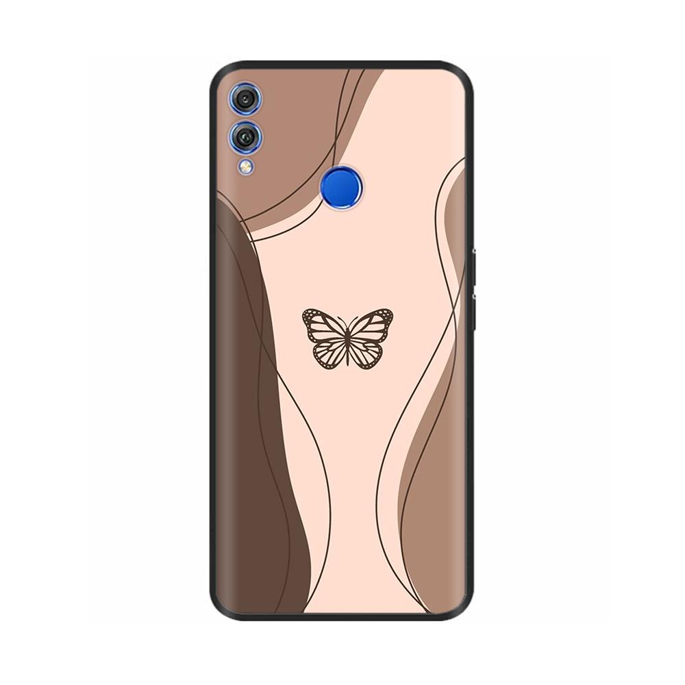 Для Honor 8X Чехол Мягкий Жидкий Силикон Полное Покрытие Чехол для Телефона Для Huawei Honor 8X Чехлы Honor8X Милый Панда Задняя Крышка Fundas
