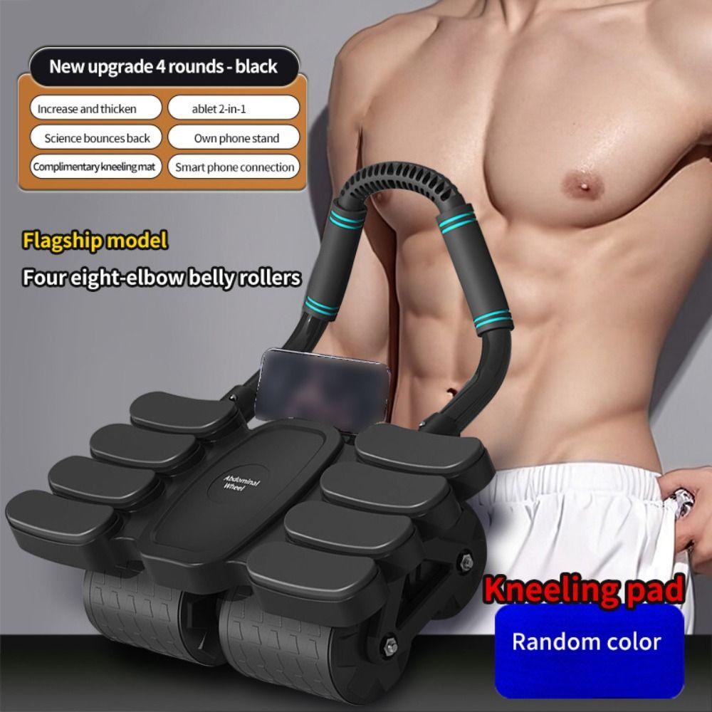 6/8 Elbow Support Abdominal Workout Roller Automatic Rebound Arm Abdominal Device  Beginners