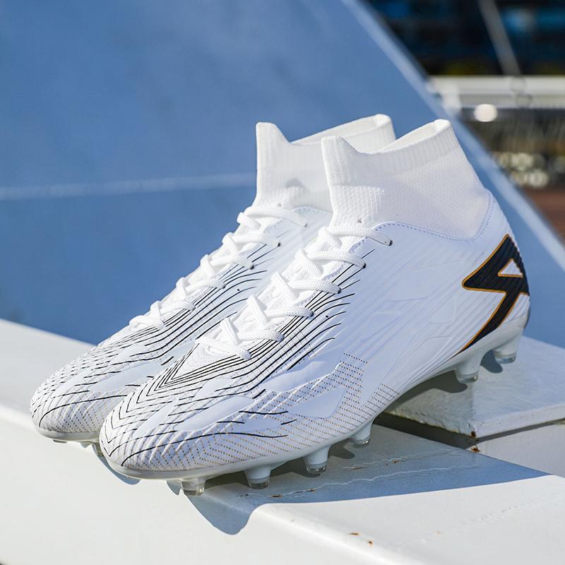 Мужские футбольные бутсы большого размера с высоким верхом, тренировочные бутсы для студентов и студентов, детские футбольные бутсы