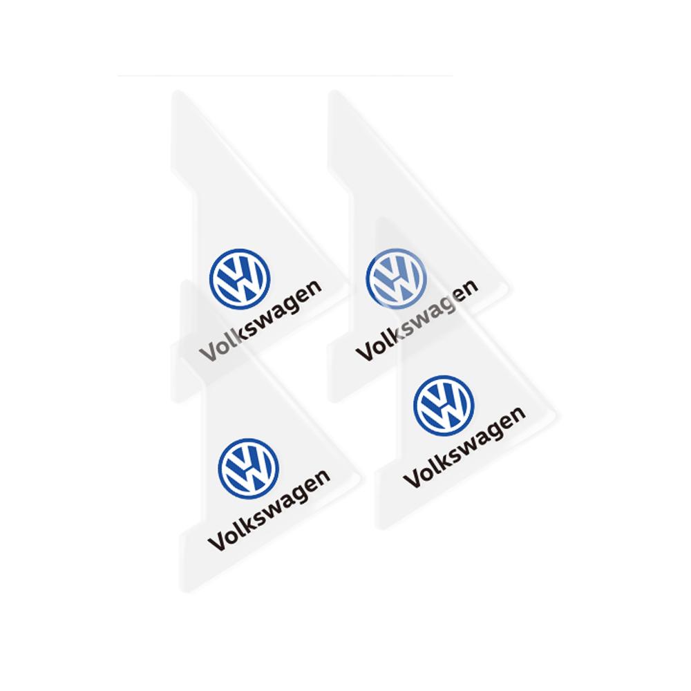 2/4Pcs Car Door Corner Cover Bumper Protector Anti-Scratch for Volkswagen VW Polo Passat B5 B6 Golf 4 5 6 Tiguan Jetta GTI ID.3 BG3