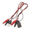 60 см аллигатор тестовый зажим для USB-разъема «папа-мама» адаптер крокодил тестовый зажим зажим кабель питания