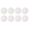8pcs White Color ZrO2 Full Ceramic Miniature 608 Ball Bearing 8x22x7mm