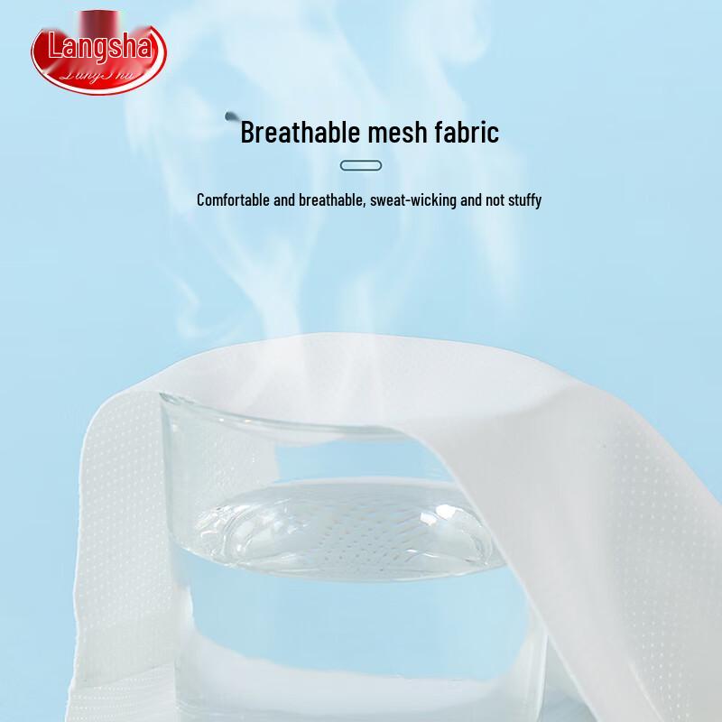 Langsha Girls' Thin Seamless Antibacterial Mesh Briefs (3-Pack)