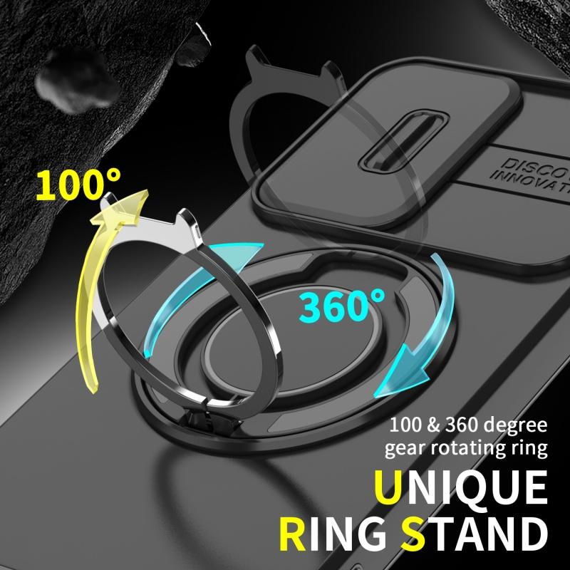 Для Samsung Galaxy A55 A54 A35 A16 A15 A13 A06 Магнитный держатель-кольцо для пальца Военный защитный чехол