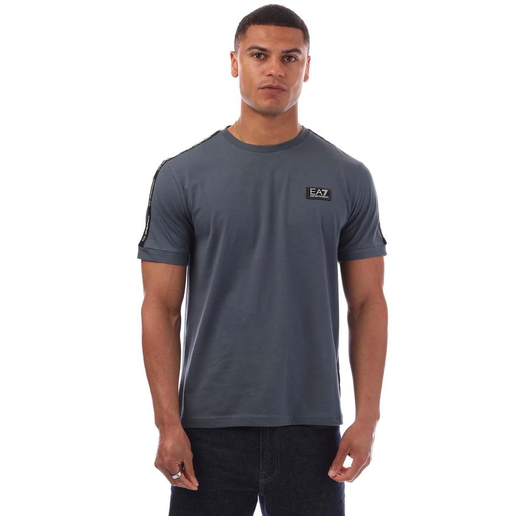 Emporio Armani Mens EA7 Logo Taped T-Shirt