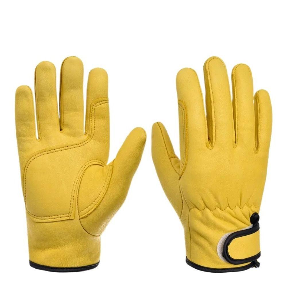 Safety Wear-resistant Gloves Leather Security Gloves Tough Work Gloves Sports