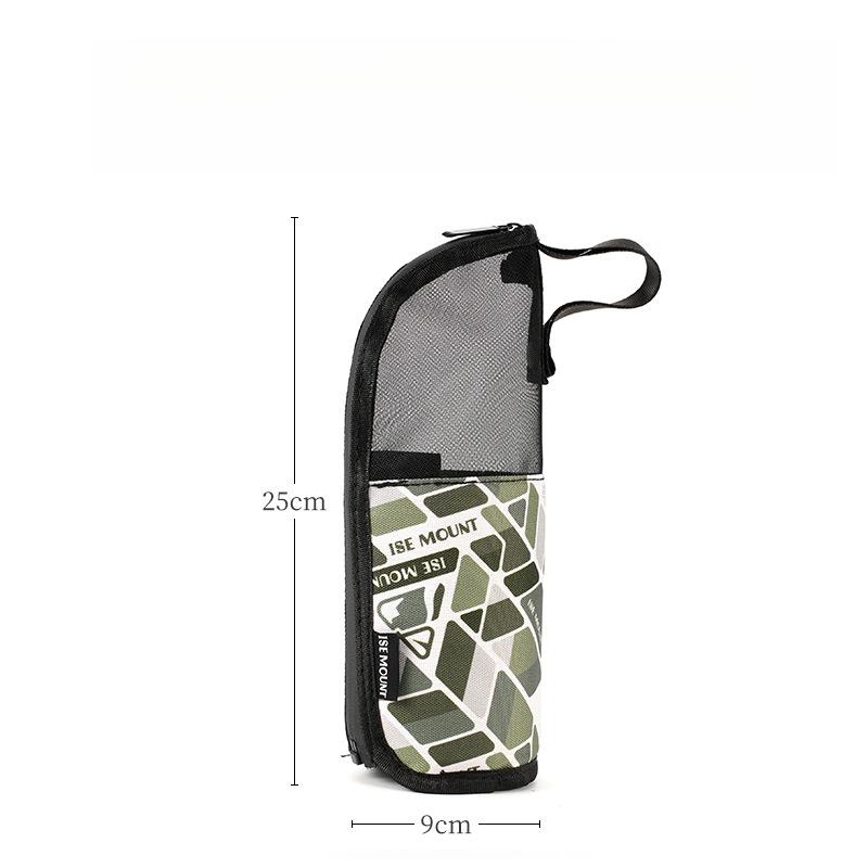 Outdoor Portable Cutlery Bag Drainable Storage Pouch Camping Picnic Travel Cosmetics Organizer