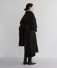 Bopeu Renaire Scarf Shirt Dress (Black Solid)