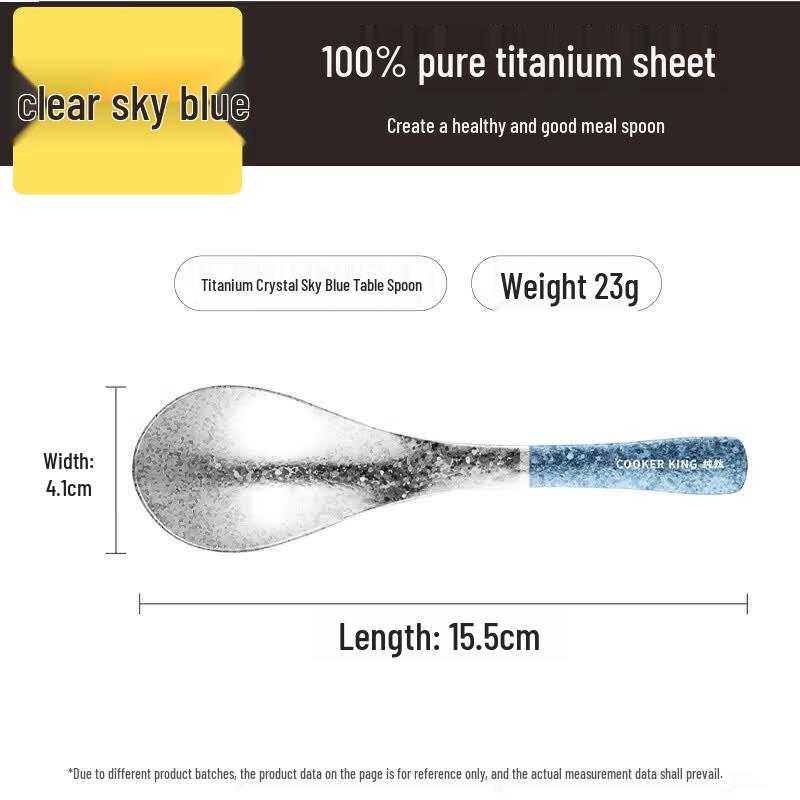 COOKER KING 100% Pure Titanium Spoon