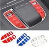 Alloy Car Center Console Multimedia Mouse Switch Button Sequin Sticker Trim For Mercedes Benz C E GLC Class W205 W213 X253