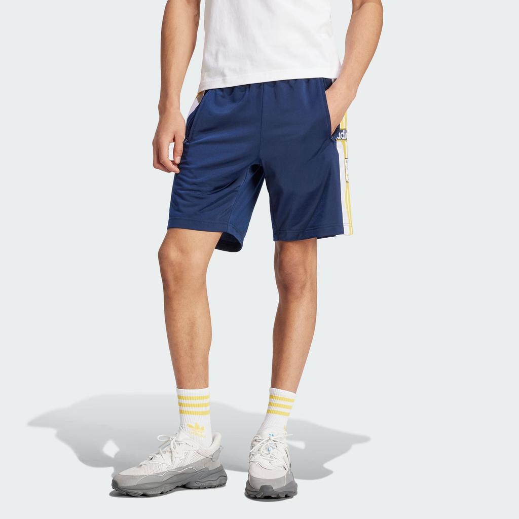 Adidas Originals Adicolor Adibreak Snap Button Shorts Men Bottoms Collegiate-Navy IU2372