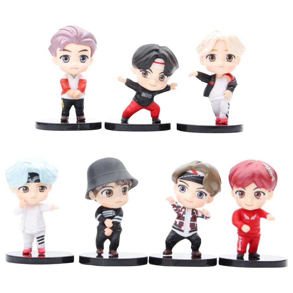 Набор фигурок, 7 шт. 8 см ПВХ куклы-идолы, Милые коллекционные фигурки для фанатов, Украшение для рабочего стола и подарок