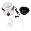Mini Electric Fondue Pot Set with 10 Dipping Forks Chocolate Fondue Pot Melting Chocolate Small Pot