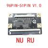 Плата-конвертер 96-контактный на 51-контактный Lvds Fpc Vbyone для ремонта замены панели 4K Lcd Led телевизора Адаптерная карта