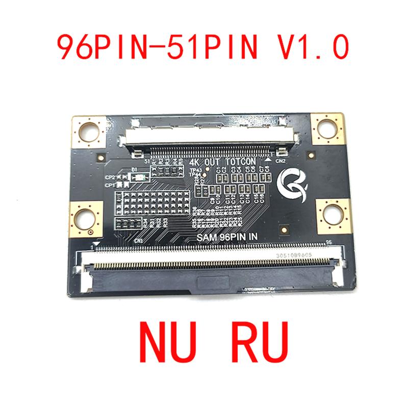 Плата-конвертер 96-контактный на 51-контактный Lvds Fpc Vbyone для ремонта замены панели 4K Lcd Led телевизора Адаптерная карта