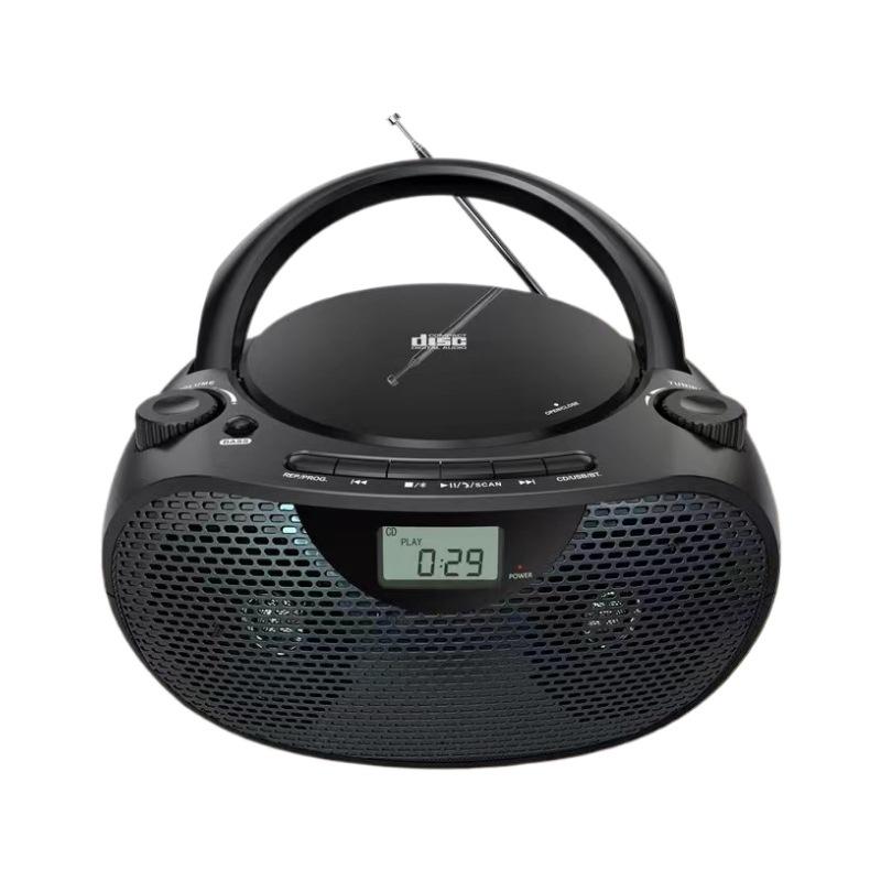 Portable Stereo CD Player Boombox with AM/FM Radio Bluetooth Speaker Player USB Playback