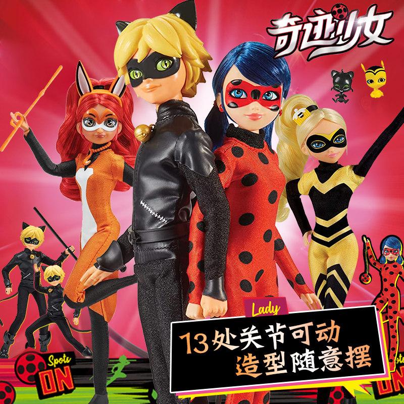 Оригинальная кукла-игрушка на шарнирах Playmates Miracle Girl Ladybug, ручная работа, кукла, подарок-сюрприз на день рождения, коллекционная игрушка