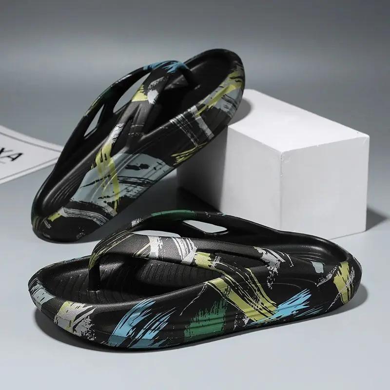 Модная обувь Шиацу для мужчин Платформа Шлепанцы Высокое качество Модные шлепанцы Ева Шлепки 2025 Тренд Летняя распродажа Повседневные мужские тапочки