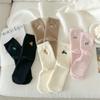 Antiskid Floor Sleep Sock Thick Mid Socks New Double-sided Cashmere Socks  Women