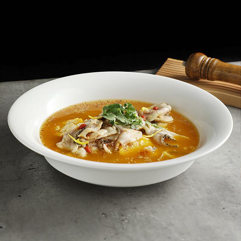 Large Round Ceramic Serving Bowl